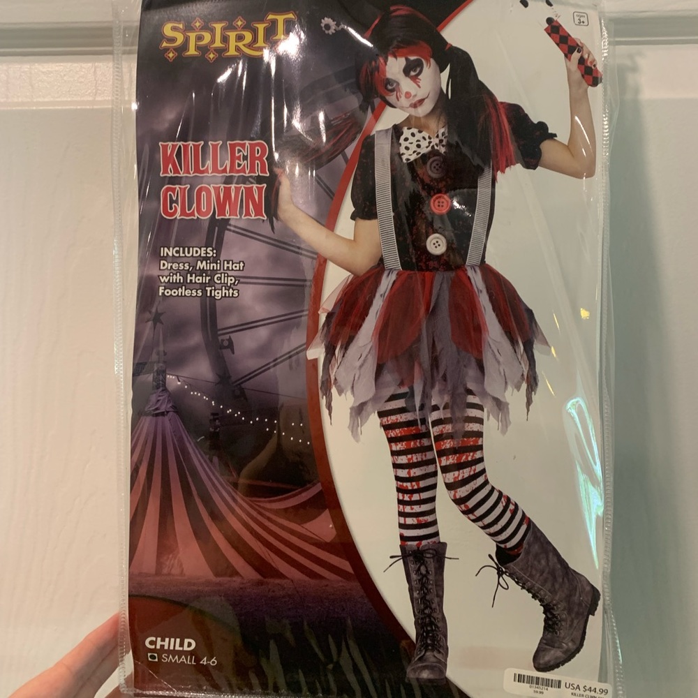 Killer Clown Kids Costume
